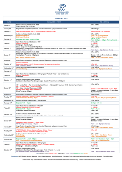 FEBRUARY 2015 - Ryde Parramatta Golf Club