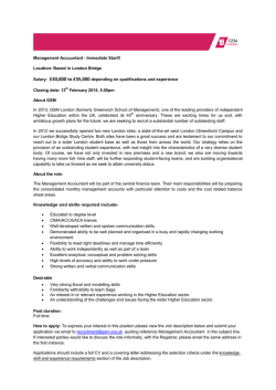 Management Accountant - Immediate Start!! Location