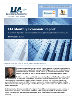 February, 2015 - Long Island Association