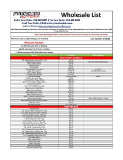 Underground Reptiles