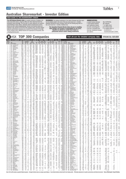 Tables 1 TOP 300 Companies