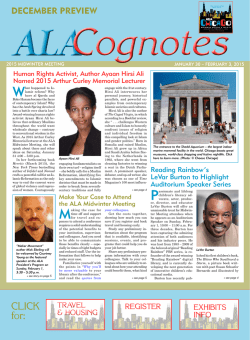 Midwinter 2015 December Cognotes Preview