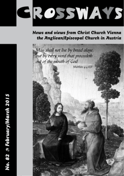 Christ Church Vienna Crossways February and March 2015