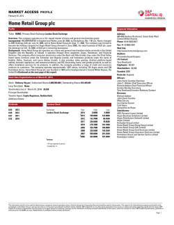 Home Retail Group plc