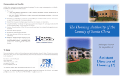 Assistant Directors of Housing