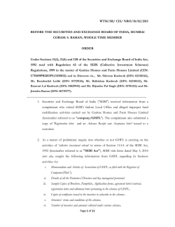 wtm/sr/ cis/ nro/18/02/2015 before the securities and