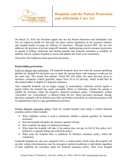 Hospital Accountability Project