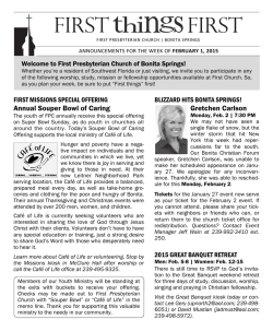 here - First Presbyterian Church