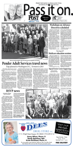 pas pass-it-on monthly newsletter