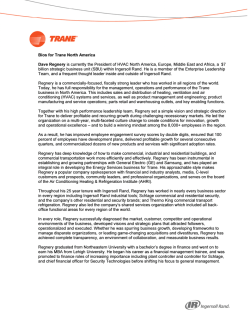 Trane NA_Executive Bios_FINAL - Intelligent Variable Air Systems