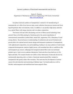 Controlled Synthesis of Nanostructured Particles by Flame Spray