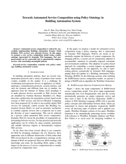 Towards Automated Service Composition using Policy Ontology in