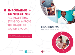 Highlights: Findings From 2014