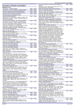 Katalog f&uuml;r Tenorhorn - blechblaeser