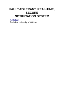 Fault-tolerant, secure, real