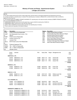 2014/15 - Ministry of Forests, Lands and Natural Resource Operations