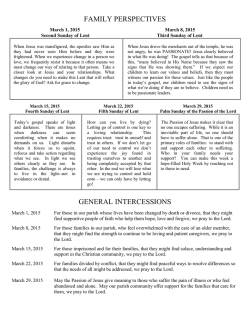 FAMILY PERSPECTIVE - Diocese of Cleveland