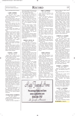 13 - Saint Joseph Telegraph Saint Joseph Telegraph