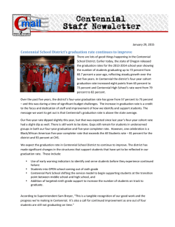 PRINT VERSION (pdf) - Centennial School District