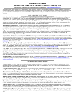 Overview of Recent Economic Activities