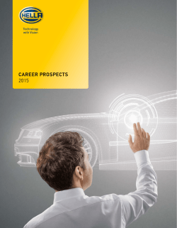 CAREER PROSPECTS 2015