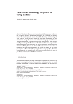 The Grossone methodology perspective on