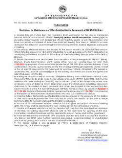 S T A T E B A N K O F P A K I S T A N SBP BANKING SERVICES