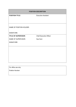 PD - Community Service Appointments