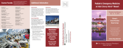 Pediatric Emergency Medicine 2015 conference brochure