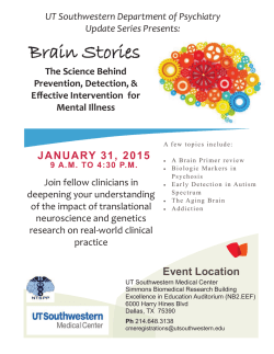 Brochure (PDF) - UT Southwestern