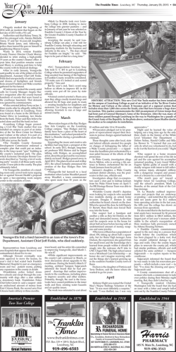 FT YIR 2014 - The Franklin Times
