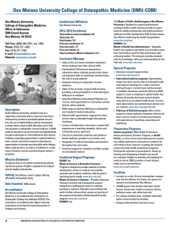 Des Moines University College of Osteopathic Medicine (DMU-COM)