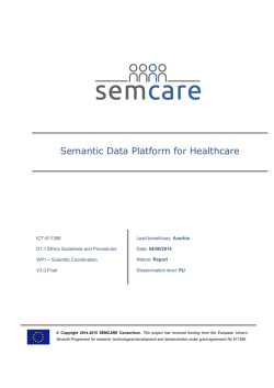 Semantic Data Platform for Healthcare