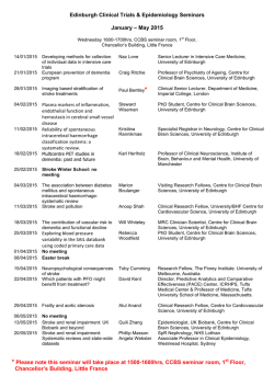 the seminar series programme
