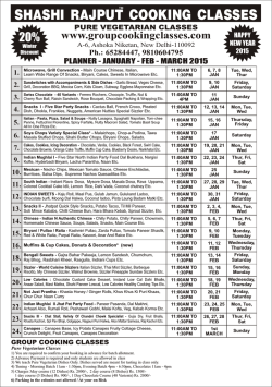Jan Feb March 2015 Planner