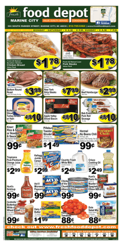 99&cent; 99&cent; - freshfooddepot.com