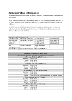 Administrative information