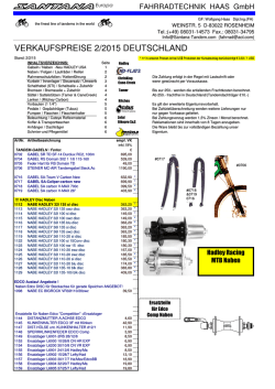 6 Seiten Teilepreisliste (parts)