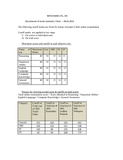 Junior Assistant / Clerk