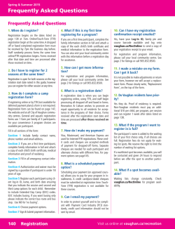 Frequently Asked Questions