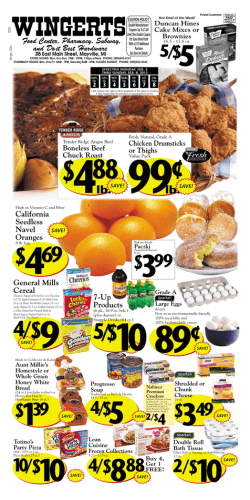 California Seedless Navel Oranges General Mills Cereal 7-Up