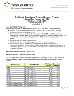 Pre-Qualified 97%+ AFUE Natural Gas Furnaces