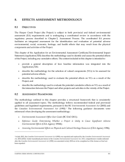 Chapter 8. Assessment Methodology