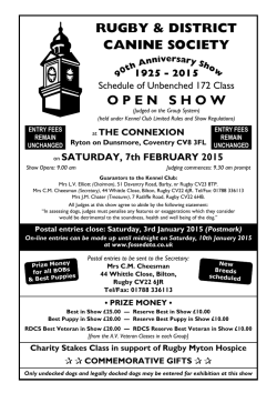 Schedule - Fosse Data