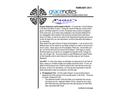 FEBRUARY 2015 - Grace Evangelical Lutheran Church