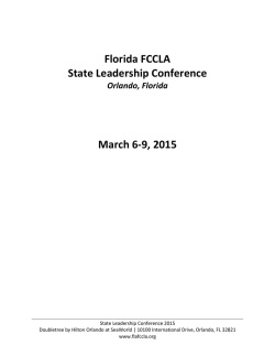 info - Florida FCCLA