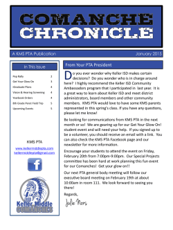 January 2015 - Keller Middle School PTA