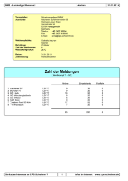 Protokoll - SSF Bonn