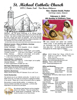 Bulletin - St. Michael Catholic Church