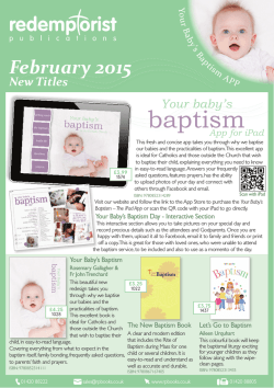 New Titles - Redemptorist Publications